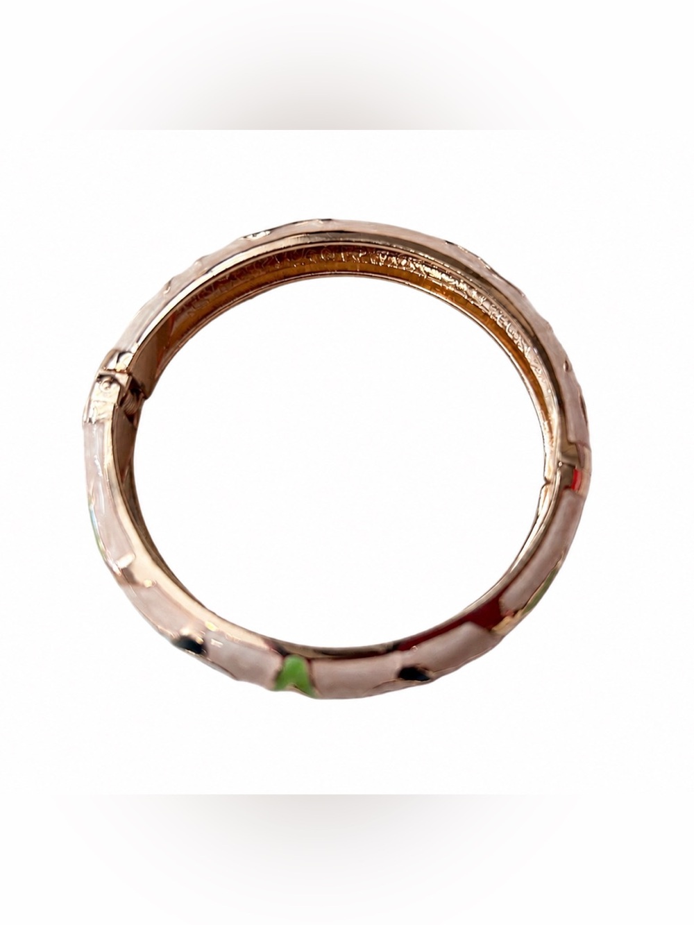 JIU LONG XING Bamboo Panda HINGED CLAMPER Bracelet